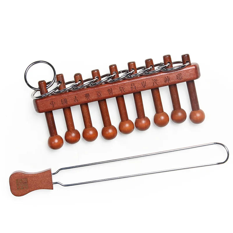 Materials Metal 3D Montessori Puzzle Wire Difficult Disentanglement Iron Brain Teaser IQ Test Toys Juegos De Ingenio Y Habilidad