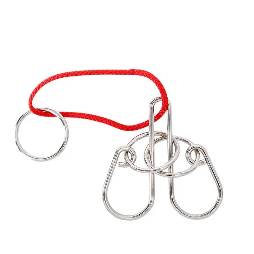 3D Metal Puzzle IQ Mind Teaser - Kong Ming Lock Interlocking Game for Adults and Children