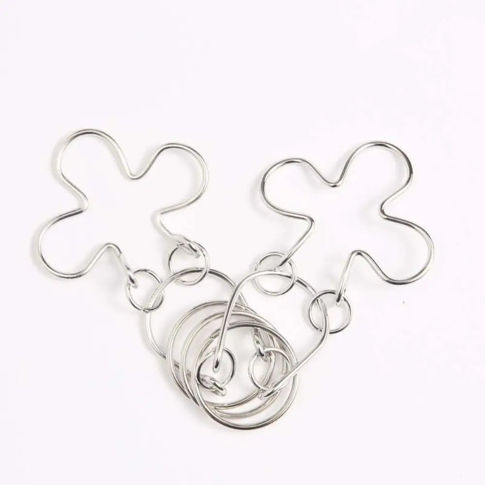 3D Metal Puzzle IQ Mind Teaser - Kong Ming Lock Interlocking Game for Adults and Children