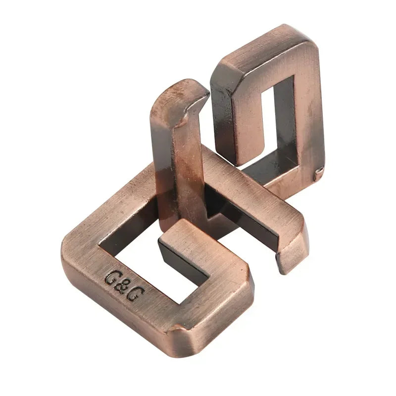Engage Your Mind with the Creative Classic IQ Metal Brain Teaser - A Fun 3D Puzzle Game for All Ages!