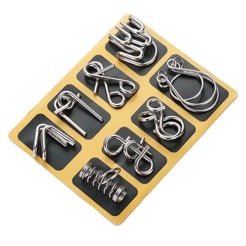 Engage Your Mind with the Creative Classic IQ Metal Brain Teaser - A Fun 3D Puzzle Game for All Ages!