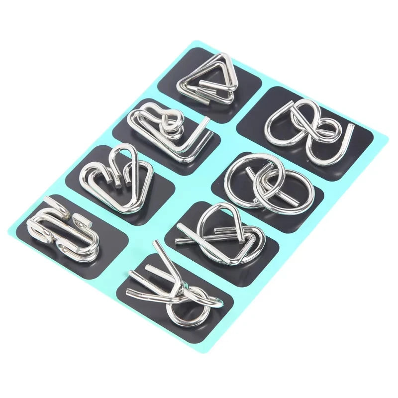 Engage Your Mind with the Creative Classic IQ Metal Brain Teaser - A Fun 3D Puzzle Game for All Ages!