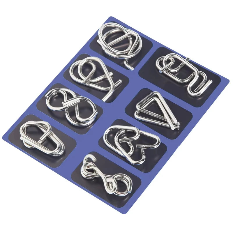 Engage Your Mind with the Creative Classic IQ Metal Brain Teaser - A Fun 3D Puzzle Game for All Ages!
