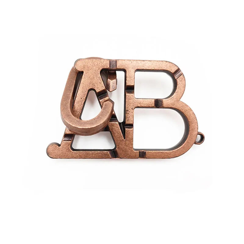3D Metal Puzzle Toys for Children and Adults - IQ Brain Teaser and Casse Tete for Creative Minds