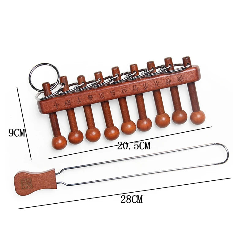 Materials Metal 3D Montessori Puzzle Wire Difficult Disentanglement Iron Brain Teaser IQ Test Toys Juegos De Ingenio Y Habilidad